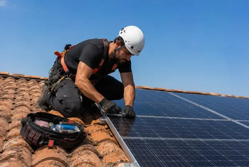 Maintenance et monitoring de panneaux solaires à Castelmaurou